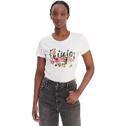 Cream Cotton T-Shirt