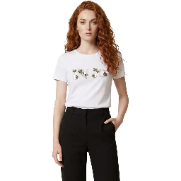 Cream Cotton T-Shirt