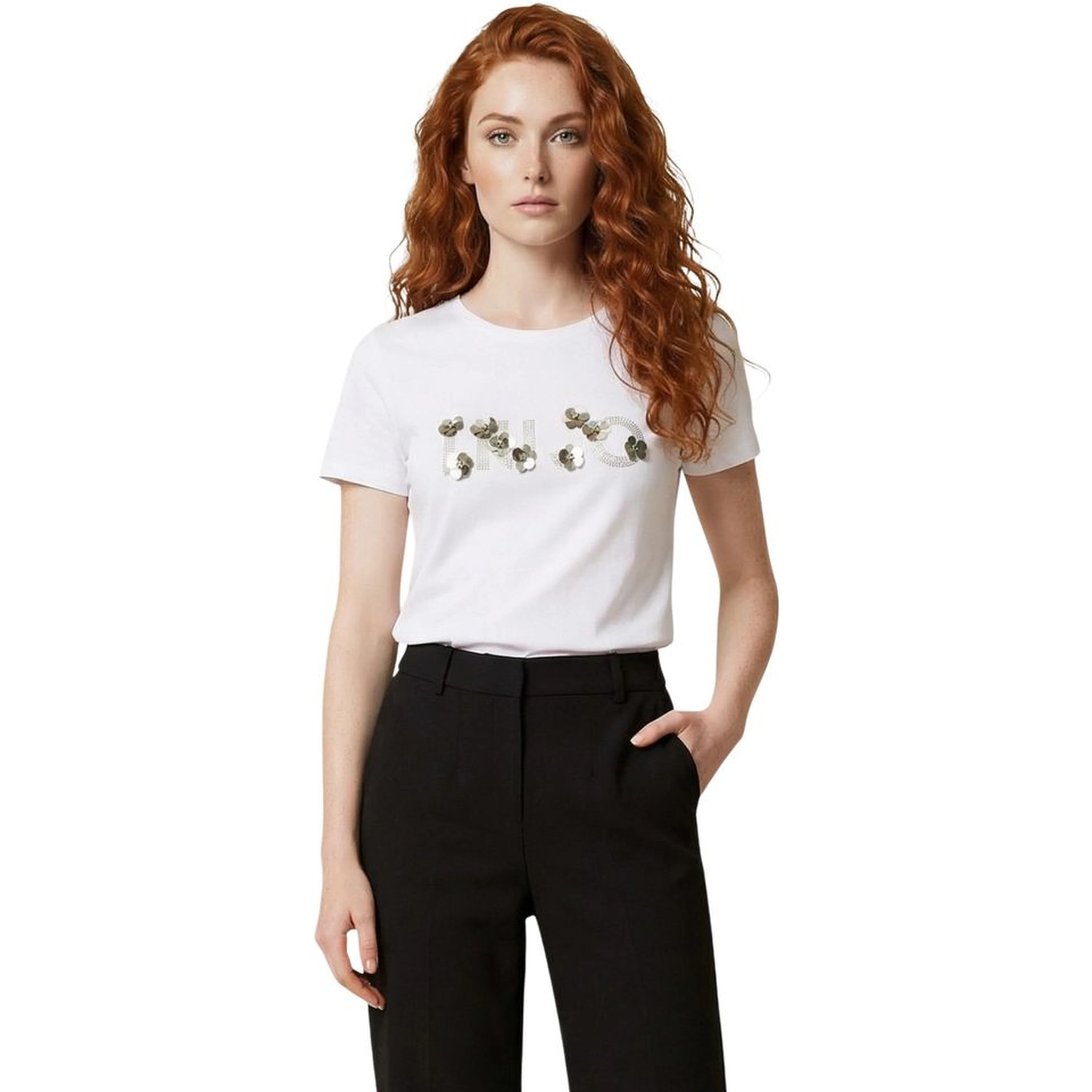 Cream Cotton T-Shirt