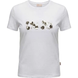 Cream Cotton T-Shirt