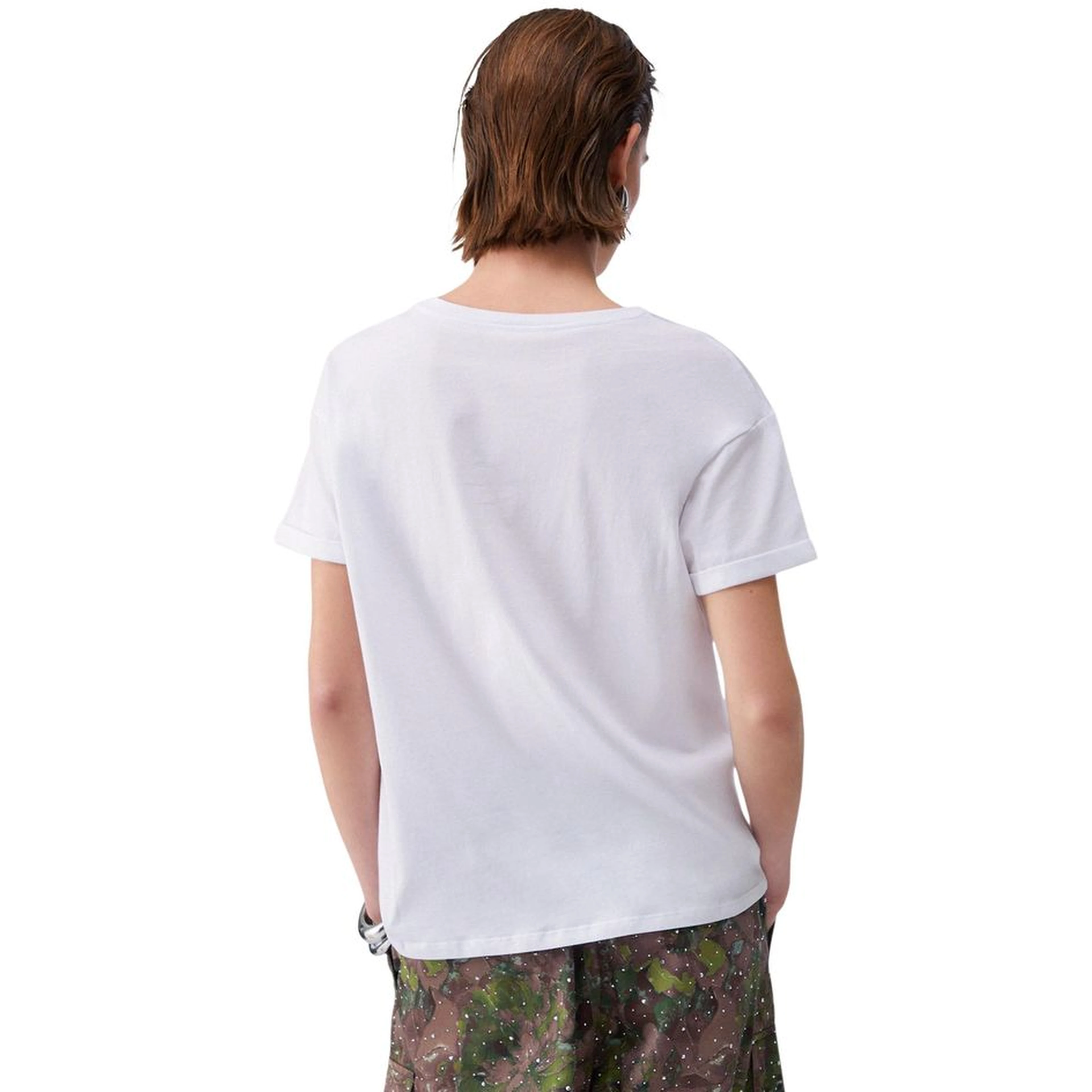 Cream Cotton T-Shirt