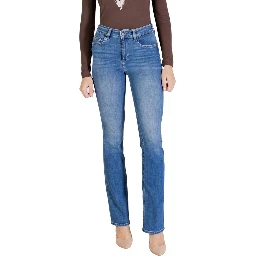 Blue Cotton Skinny Jeans