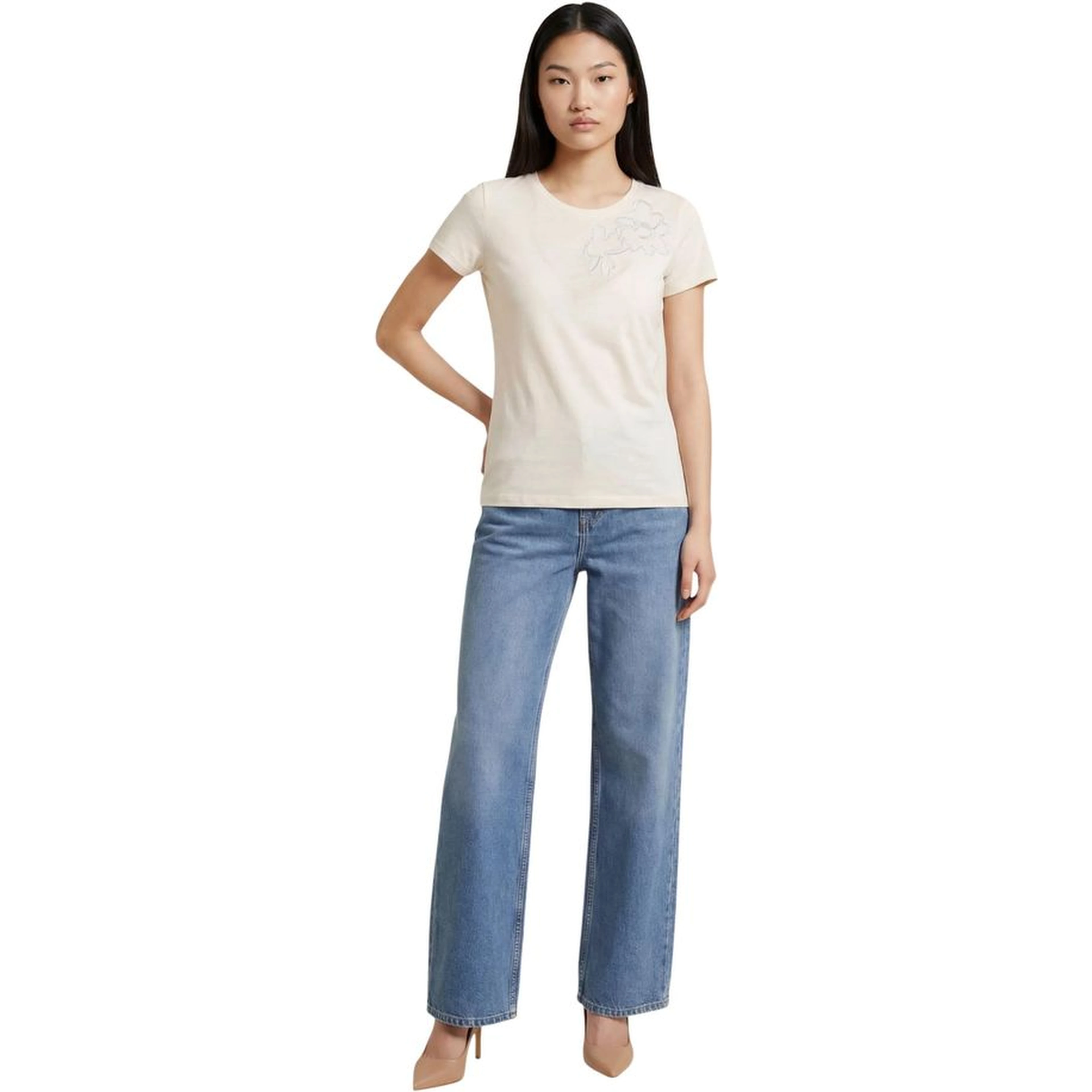 White Cotton T-Shirt