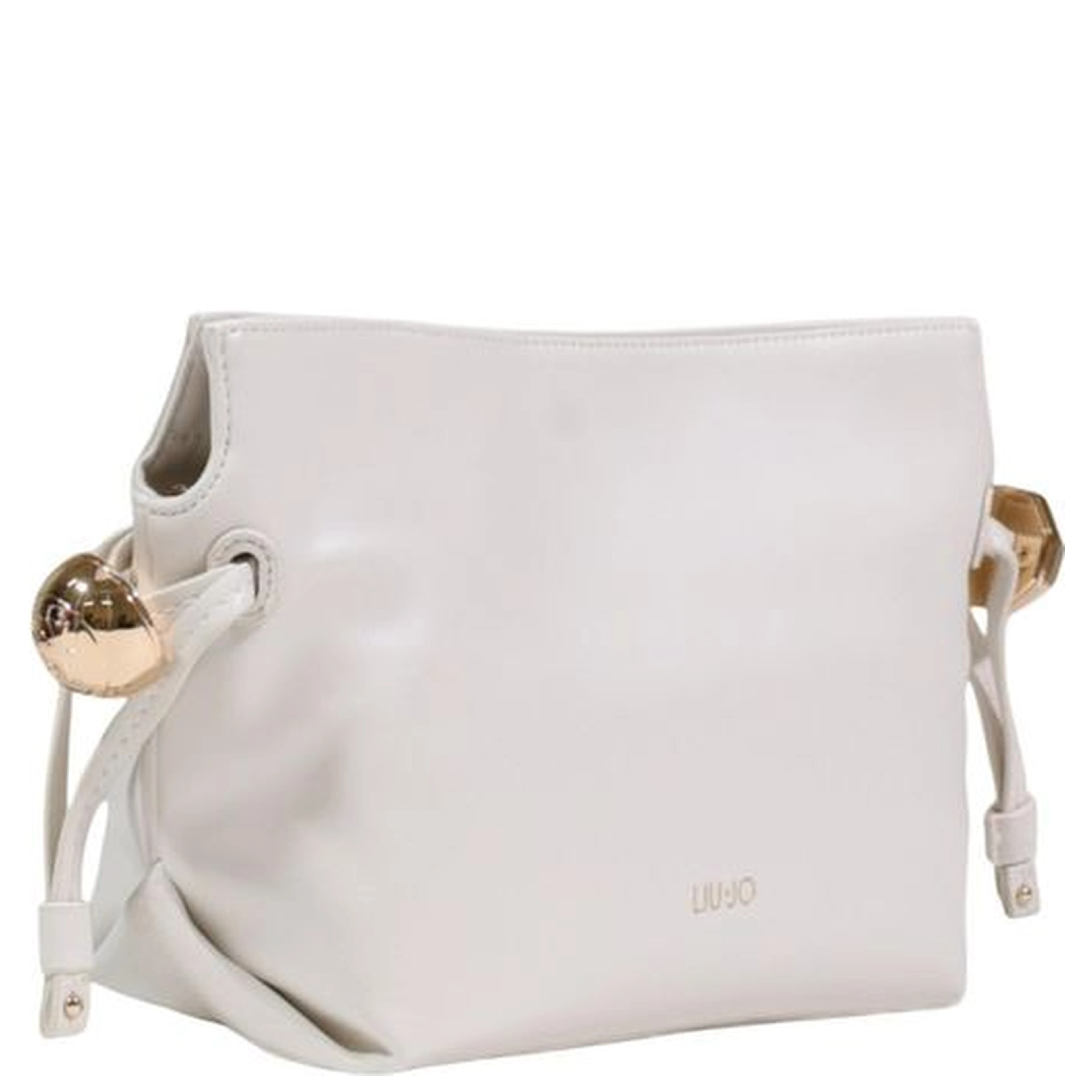 Beige Polyethylene Handbag