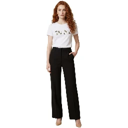 Cream Cotton T-Shirt