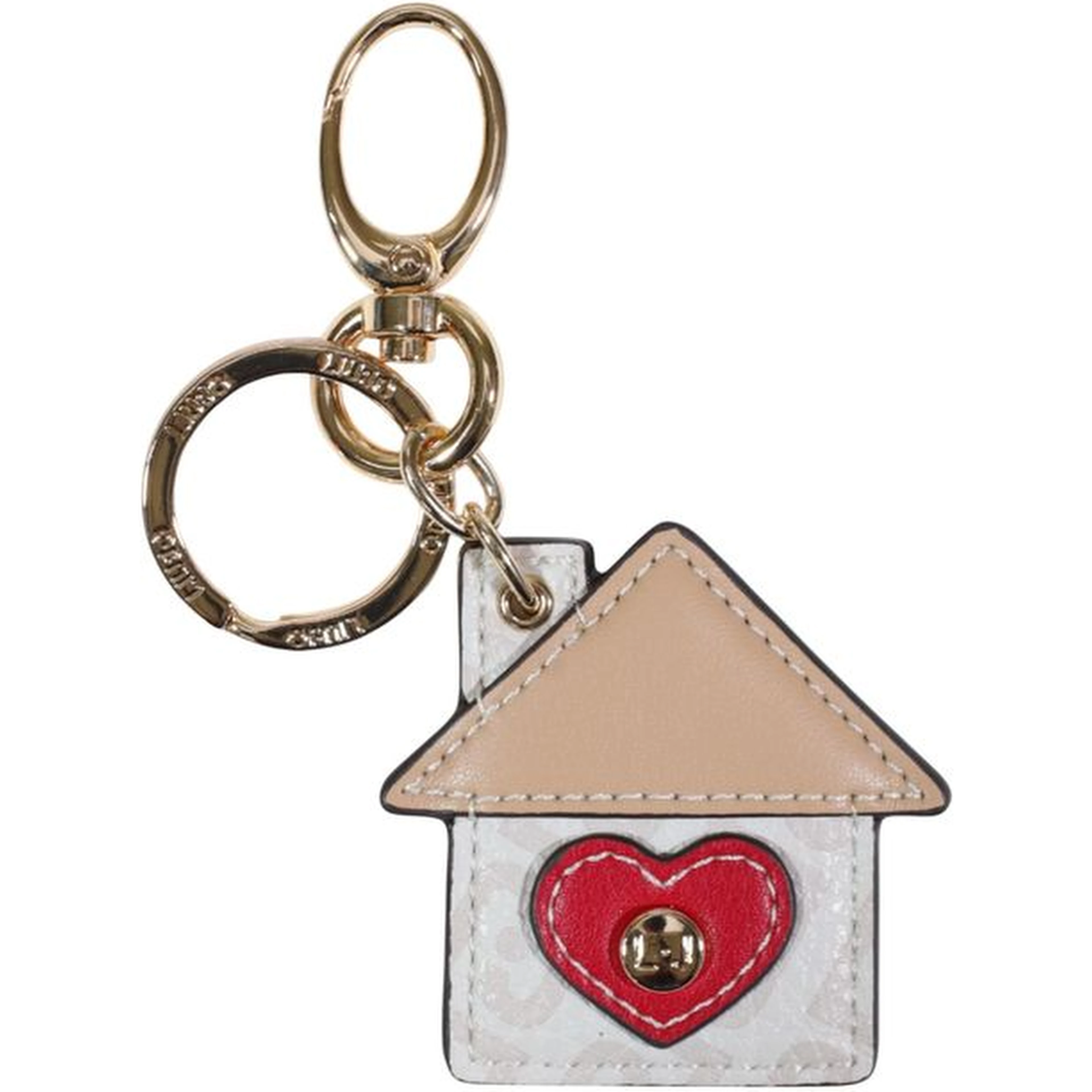 Beige Polyethylene Keychain