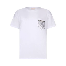 Cream Cotton T-Shirt