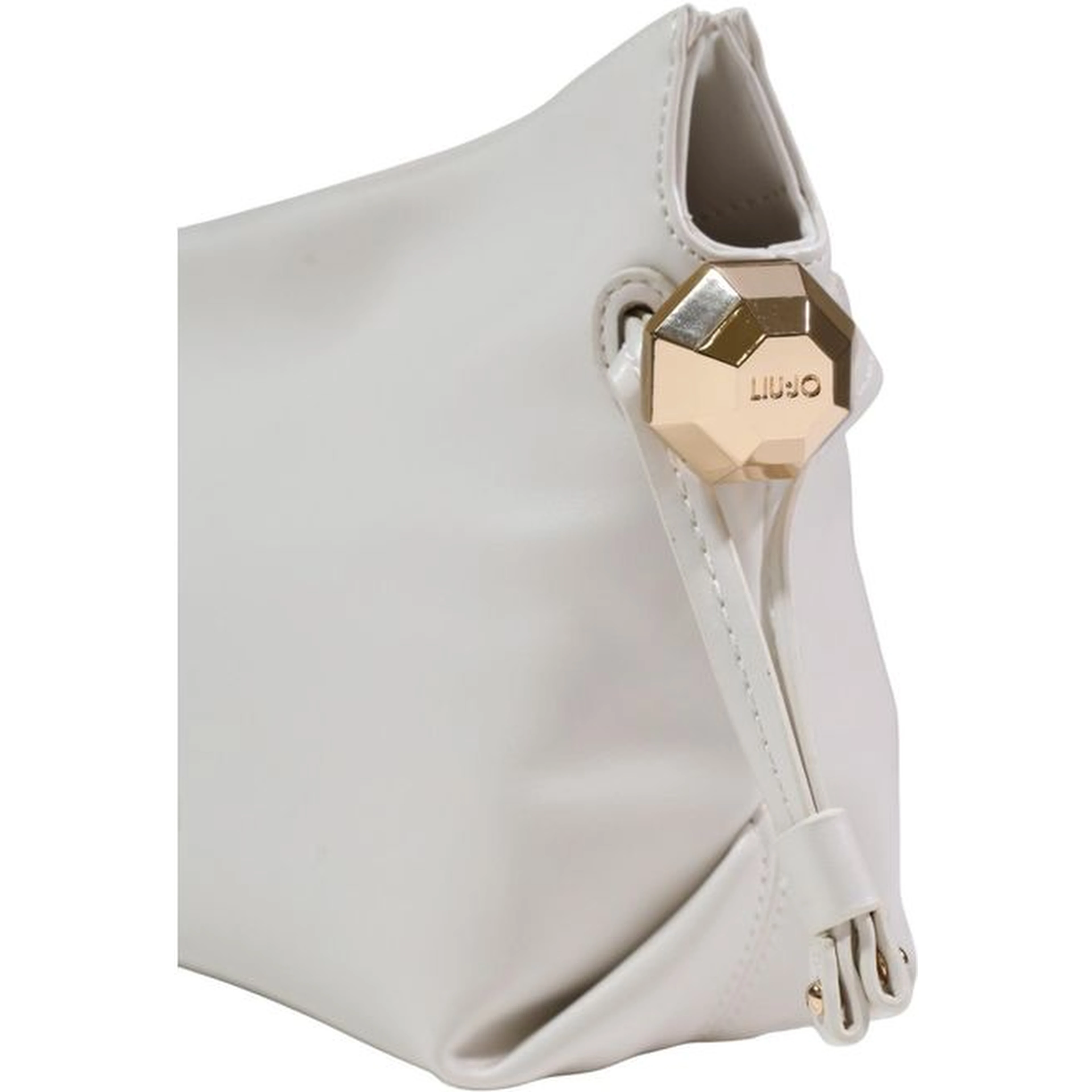 Beige Polyethylene Handbag