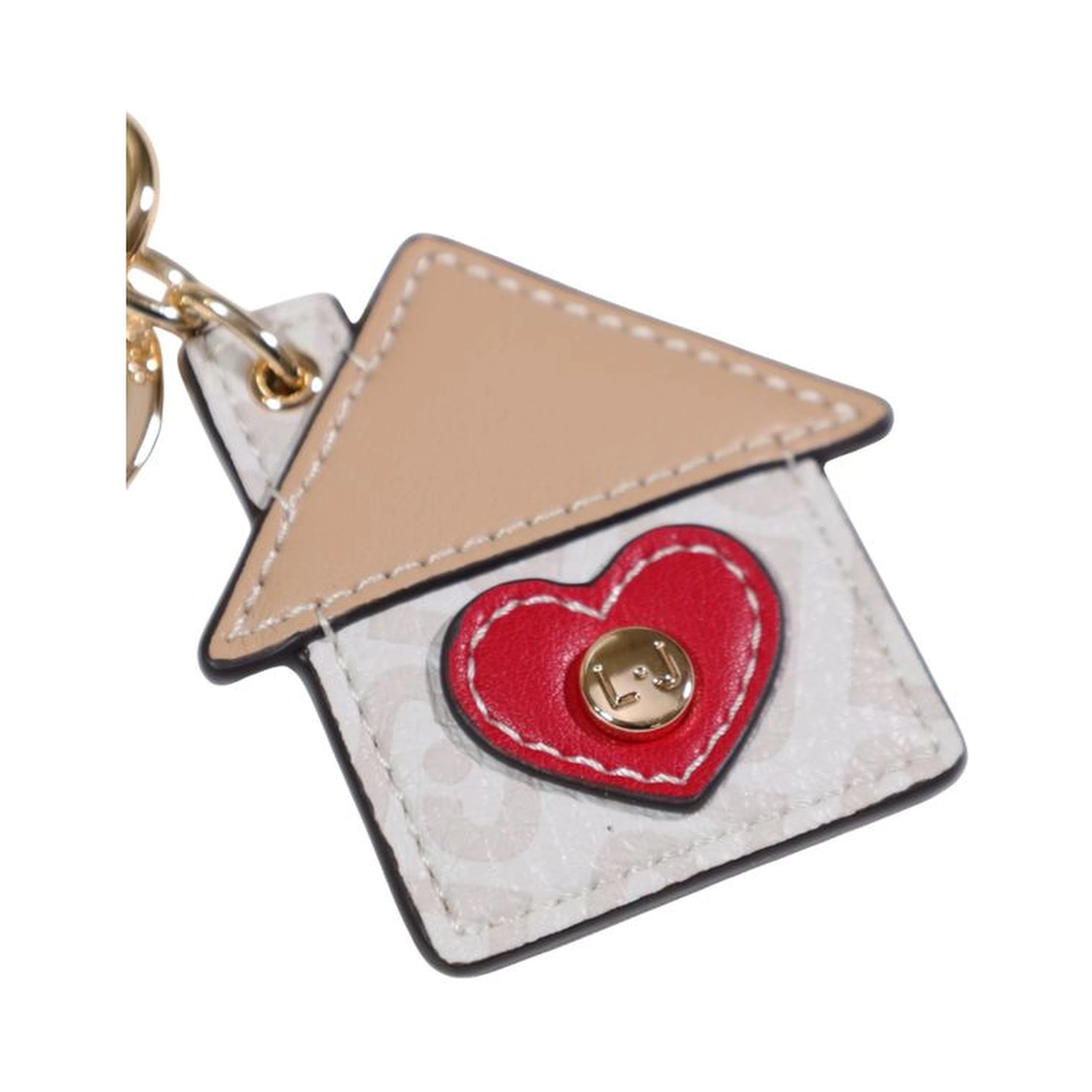 Beige Polyethylene Keychain
