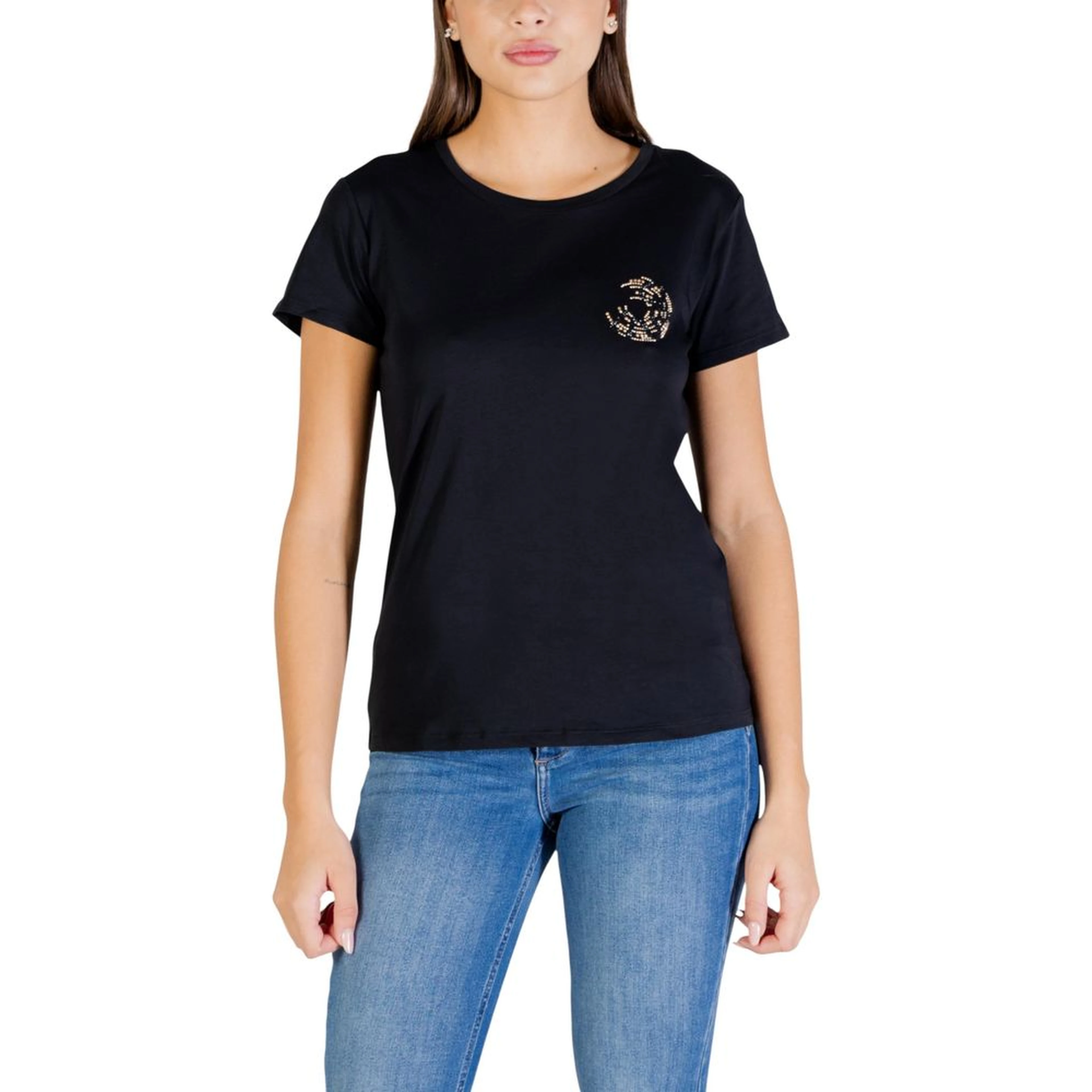Black Cotton T-Shirt