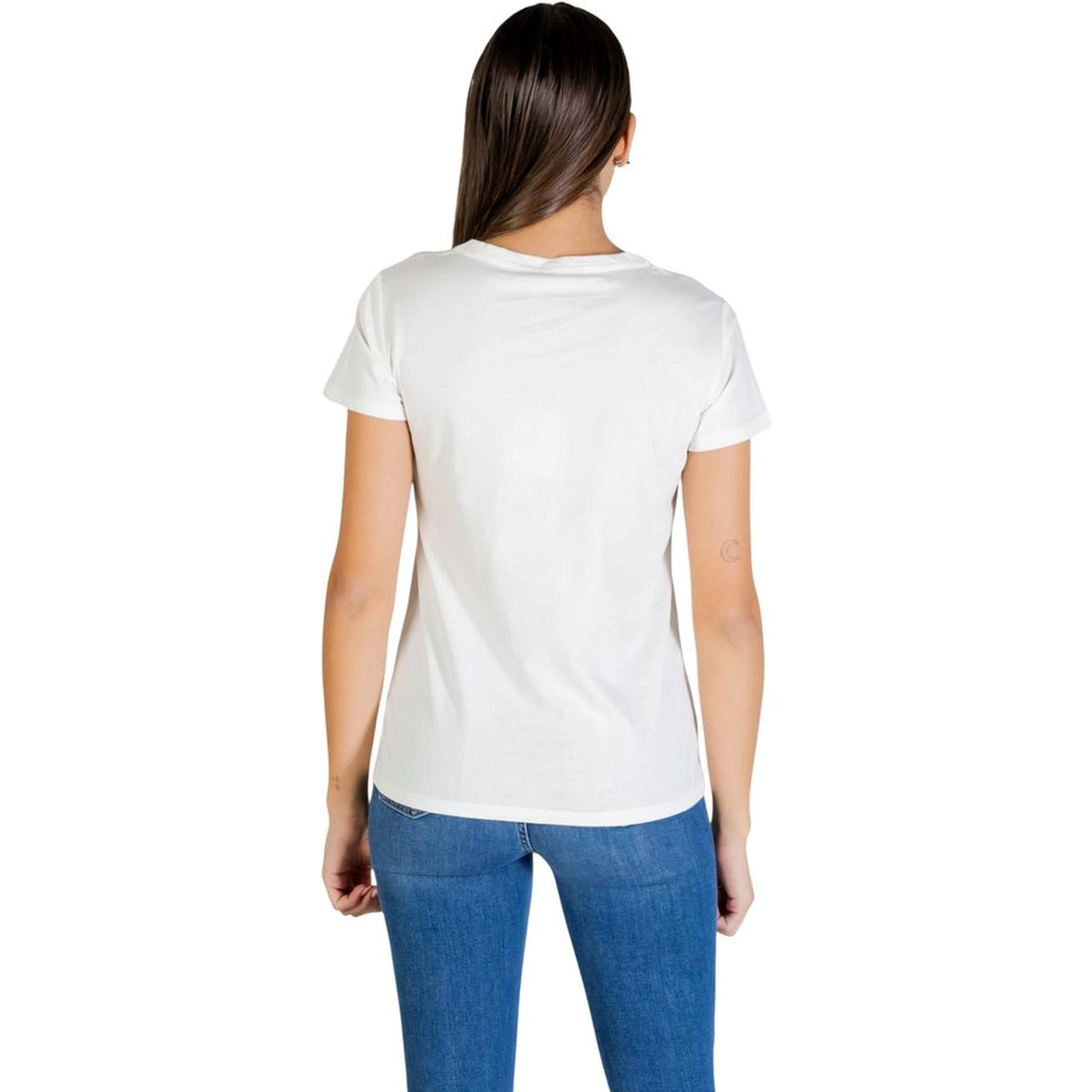 Cream Cotton T-Shirt