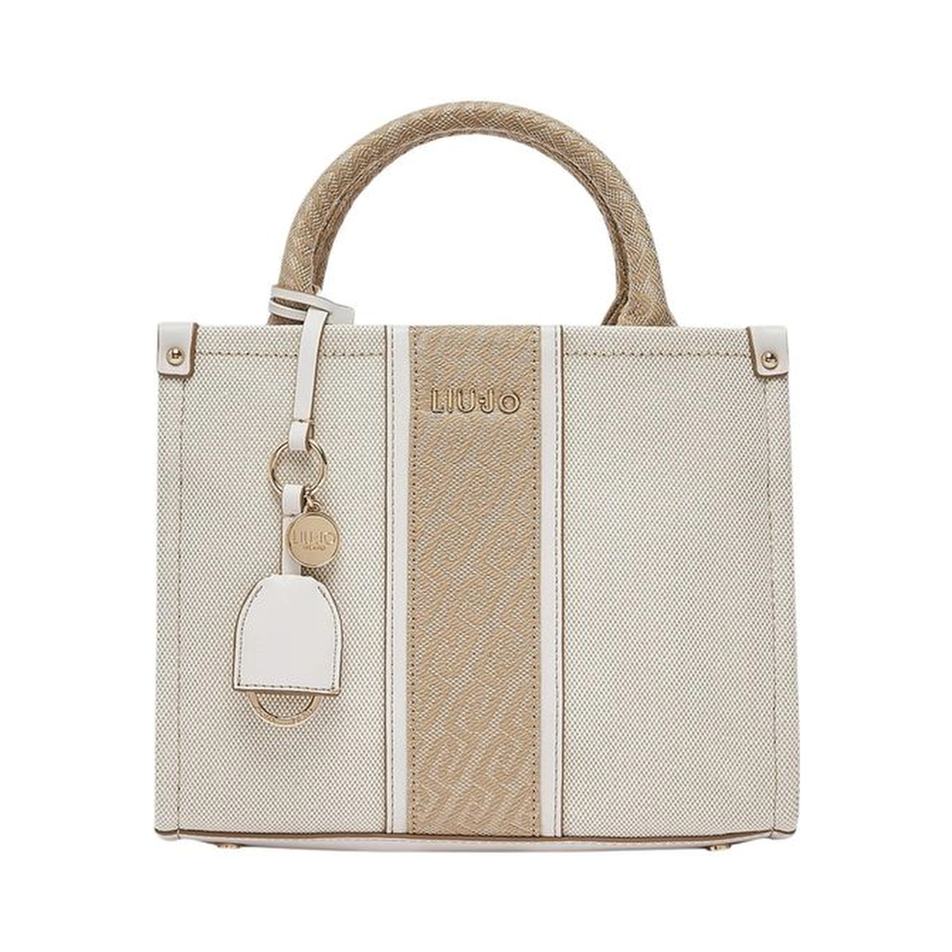 Beige Cotton Handbag