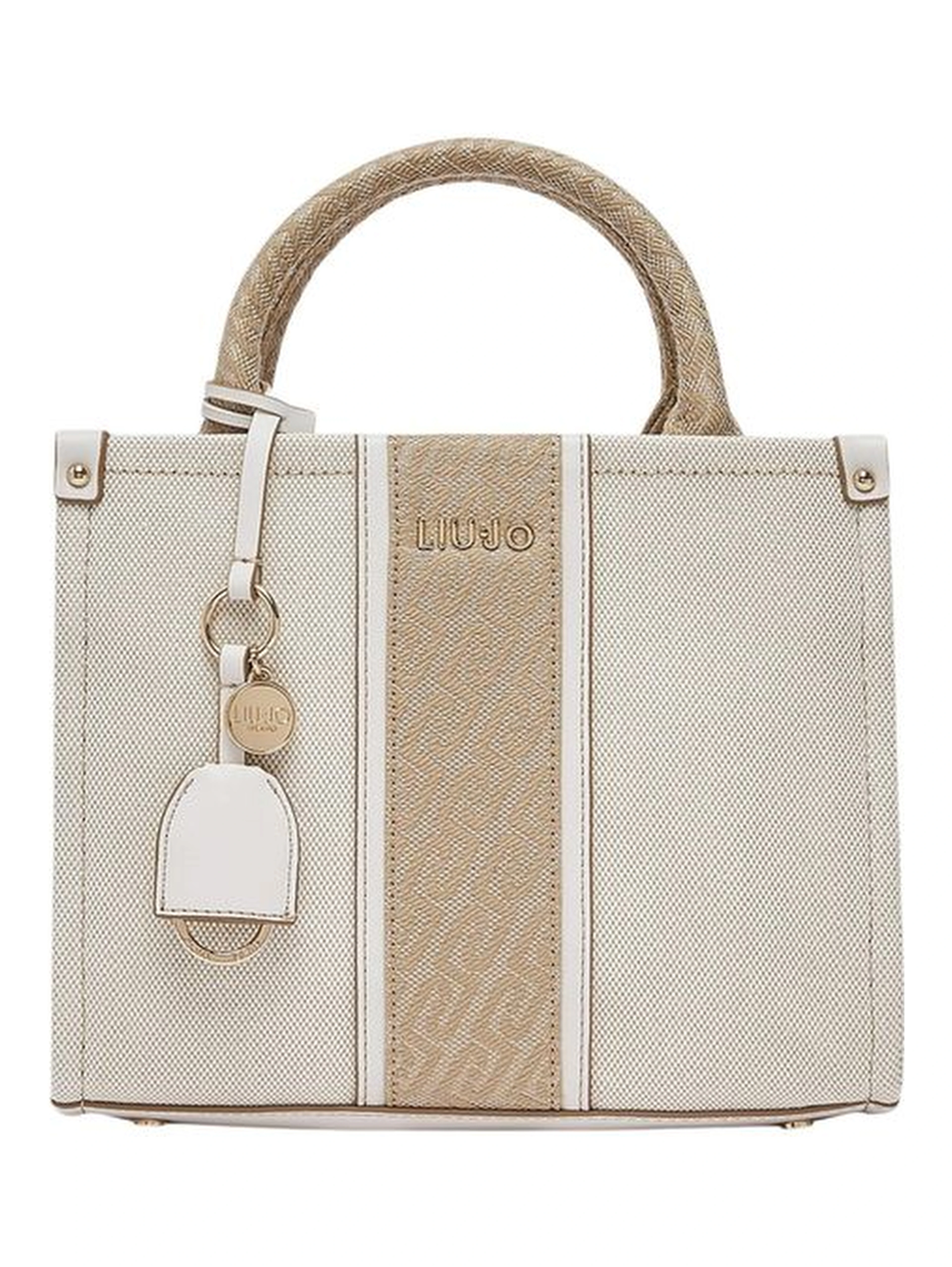 Beige Cotton Handbag