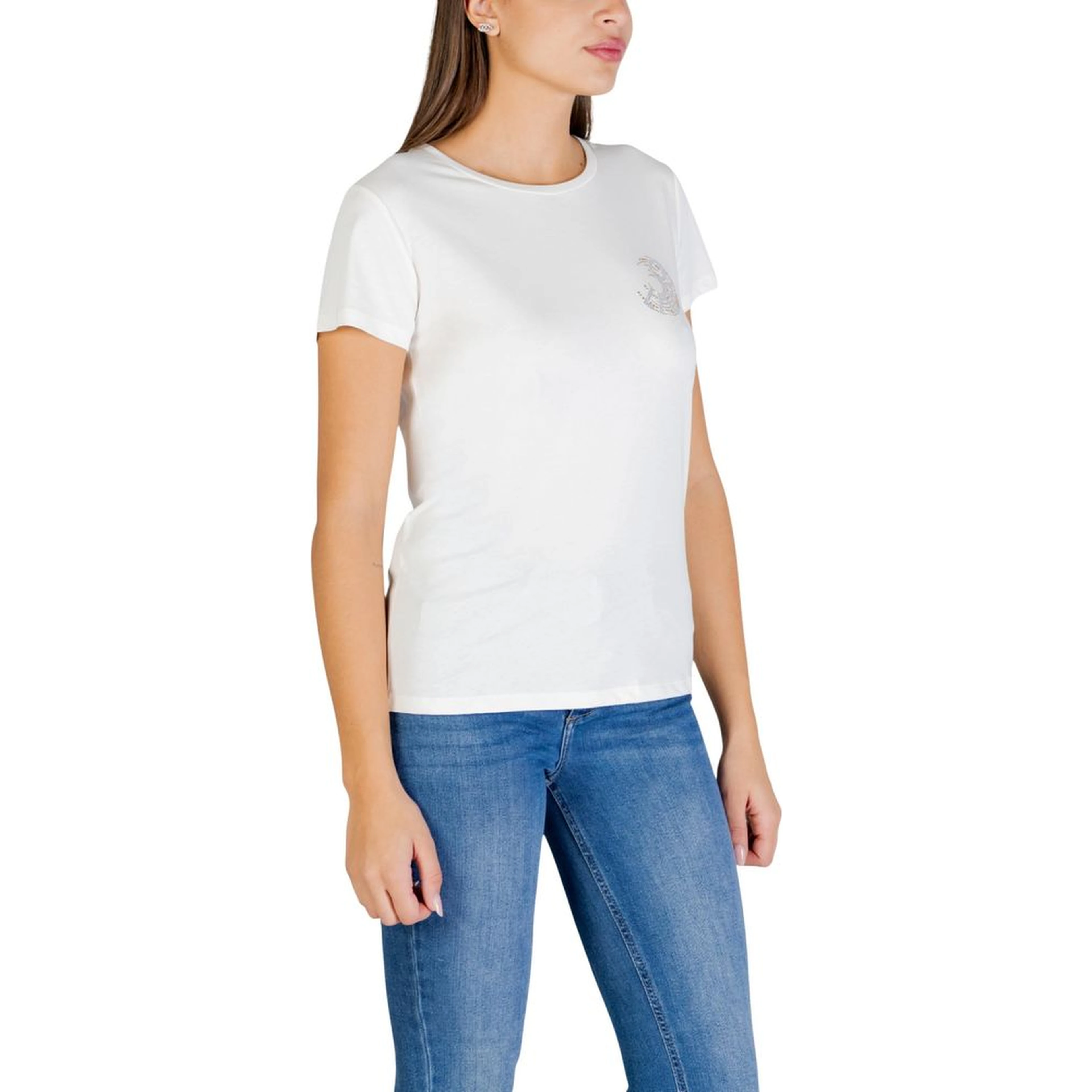 Cream Cotton T-Shirt