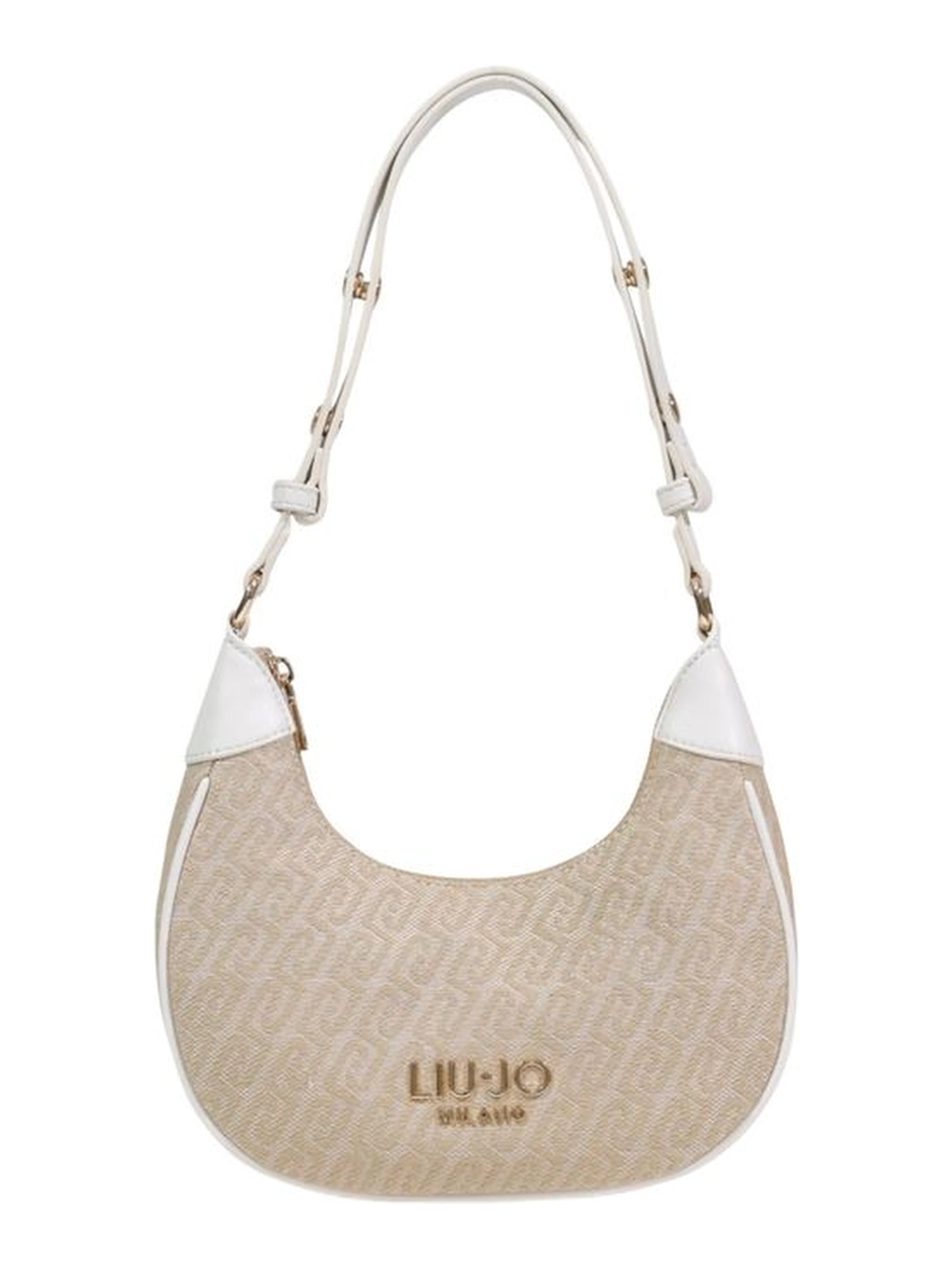 Beige Polyester Handbag