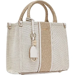 Beige Cotton Handbag