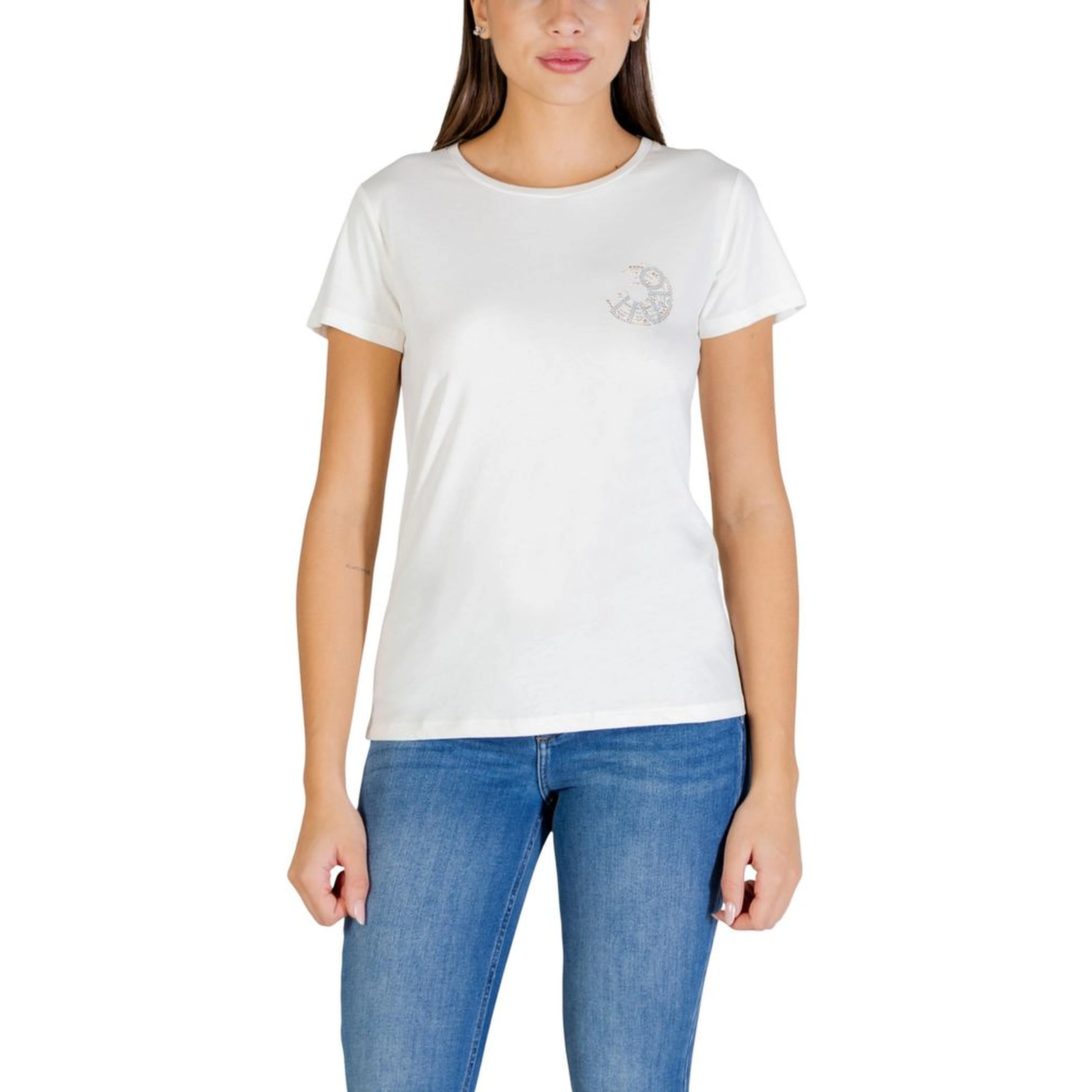 Cream Cotton T-Shirt