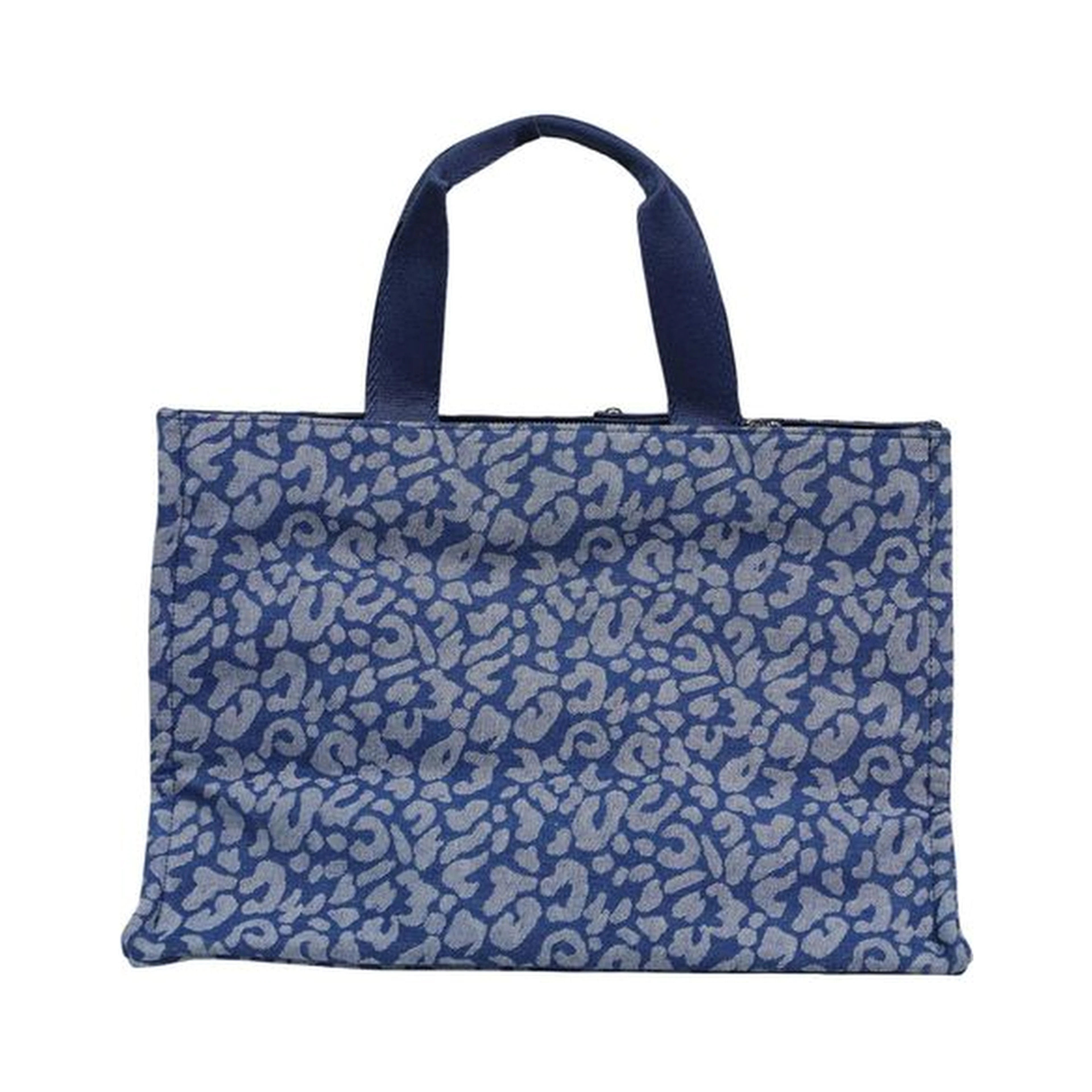 Blue Cotton Handbag