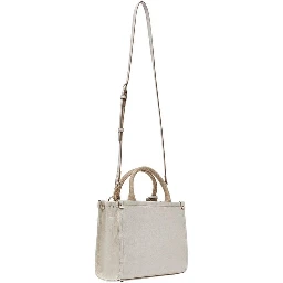 Beige Cotton Handbag