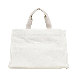 Beige Polyester Handbag