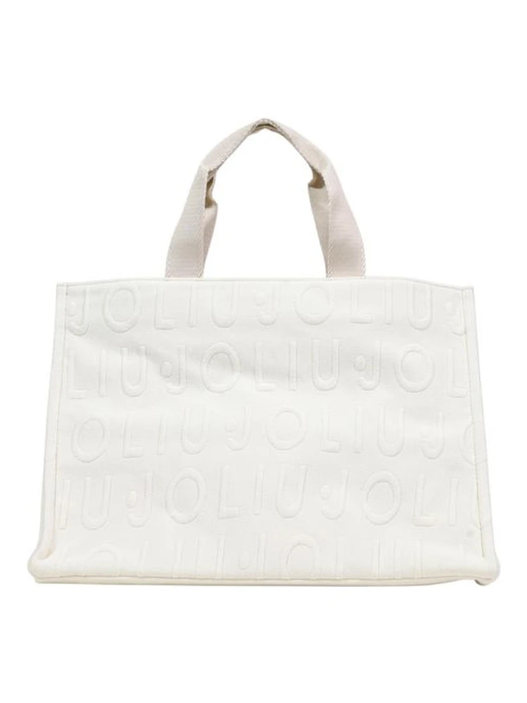 Beige Polyester Handbag