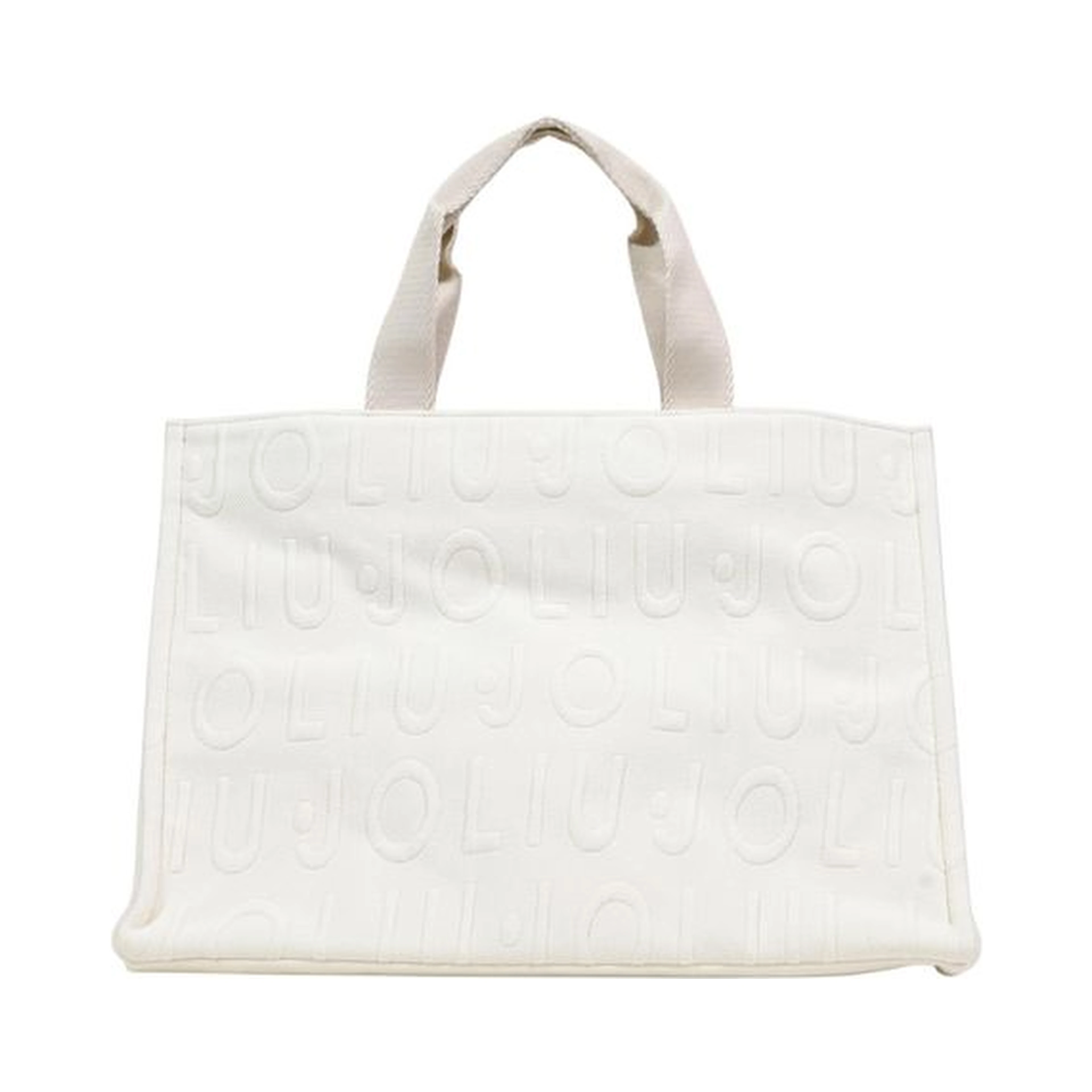 Beige Polyester Handbag