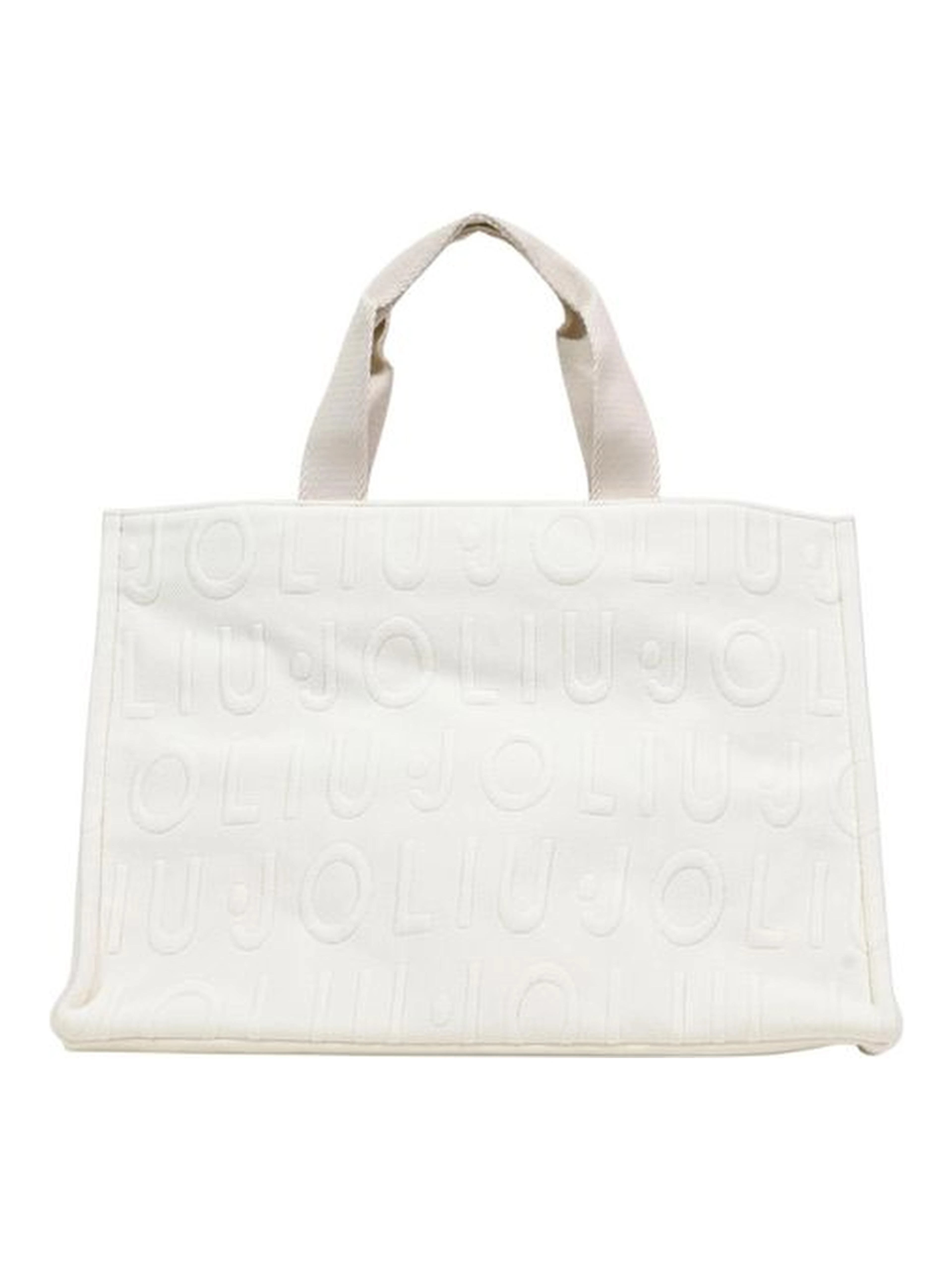 Beige Polyester Handbag