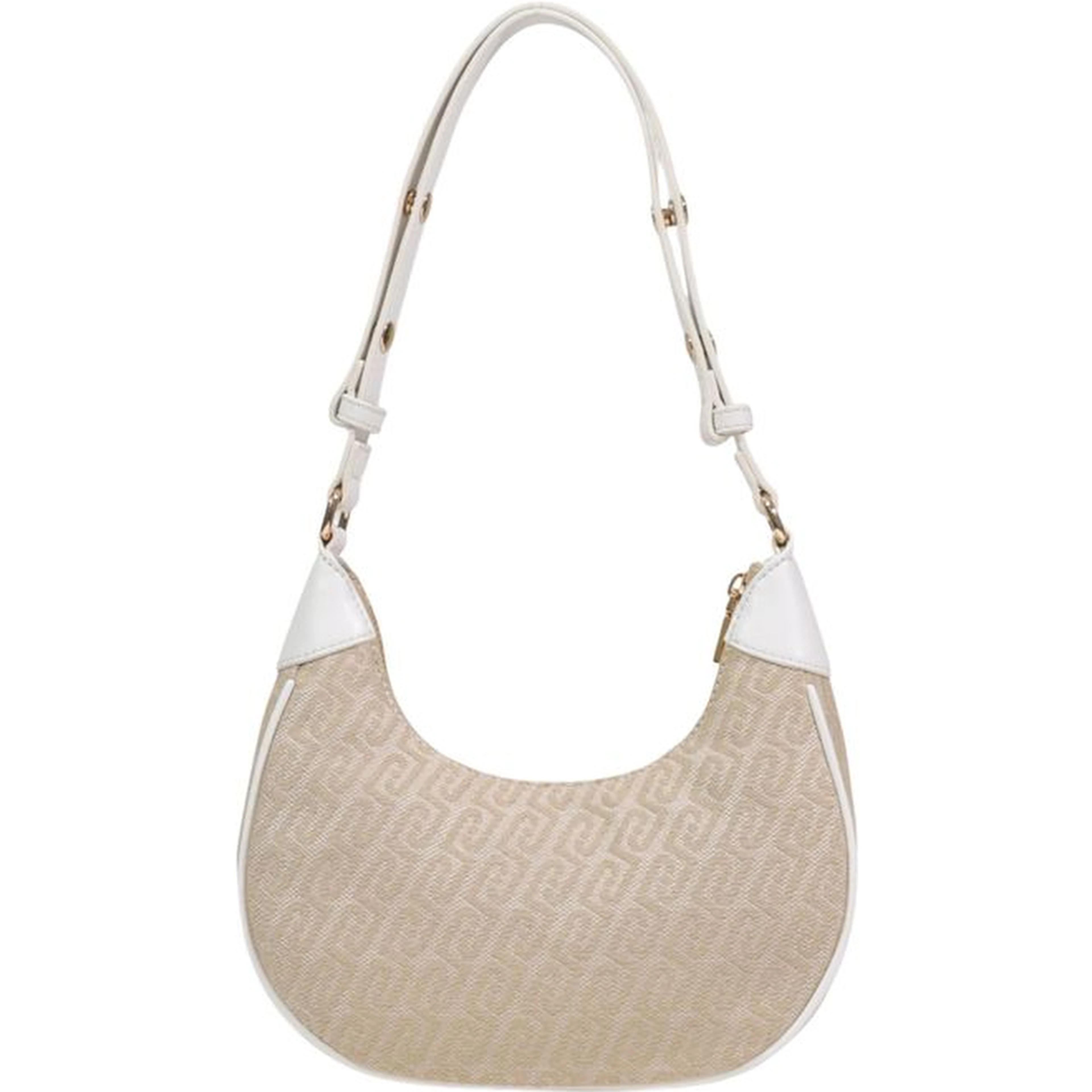 Beige Polyester Handbag
