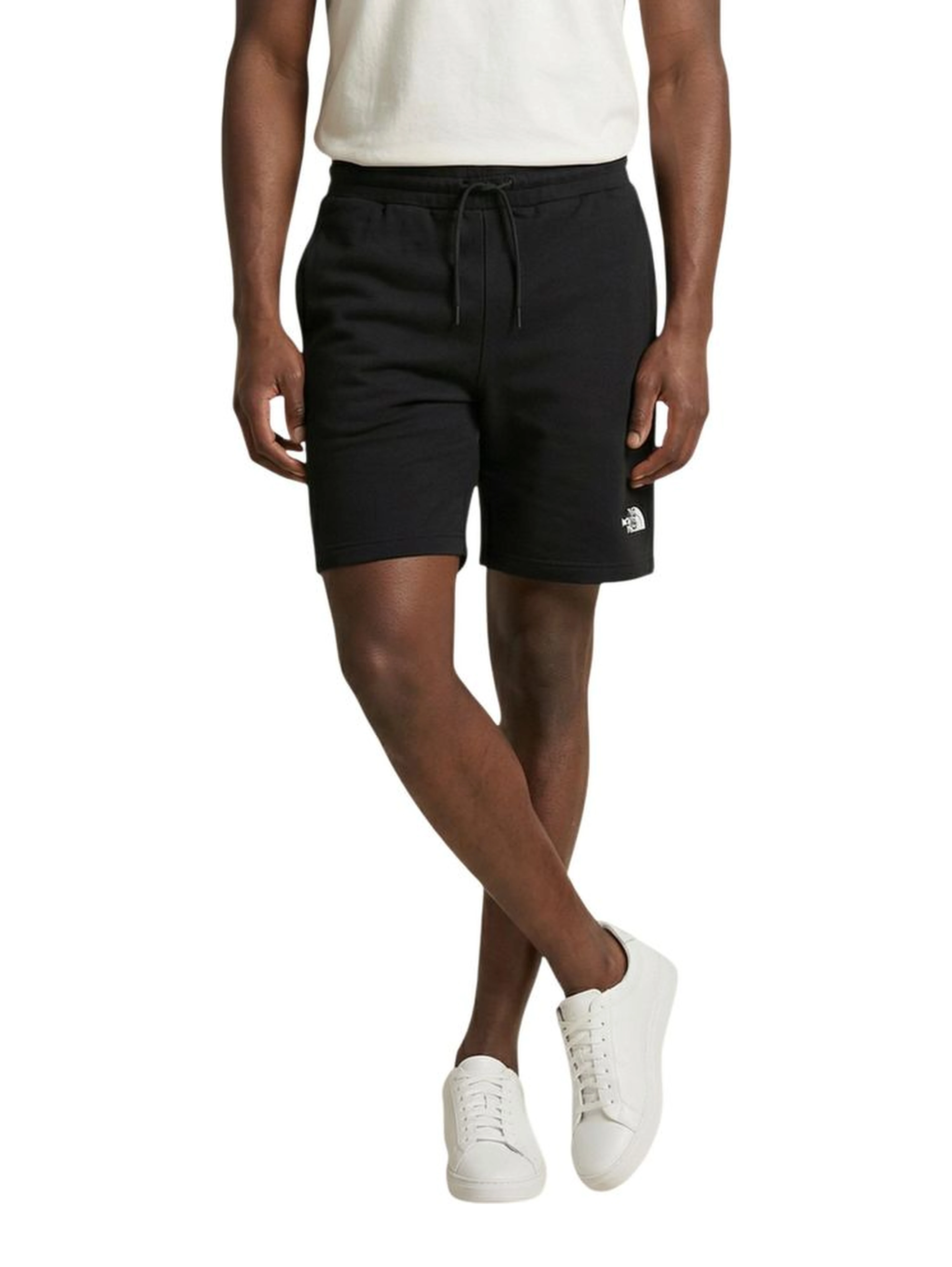 Black Cotton Bermuda Shorts