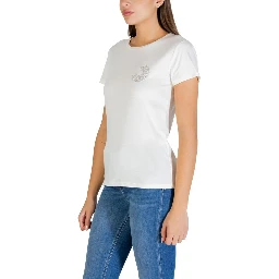 Cream Cotton T-Shirt