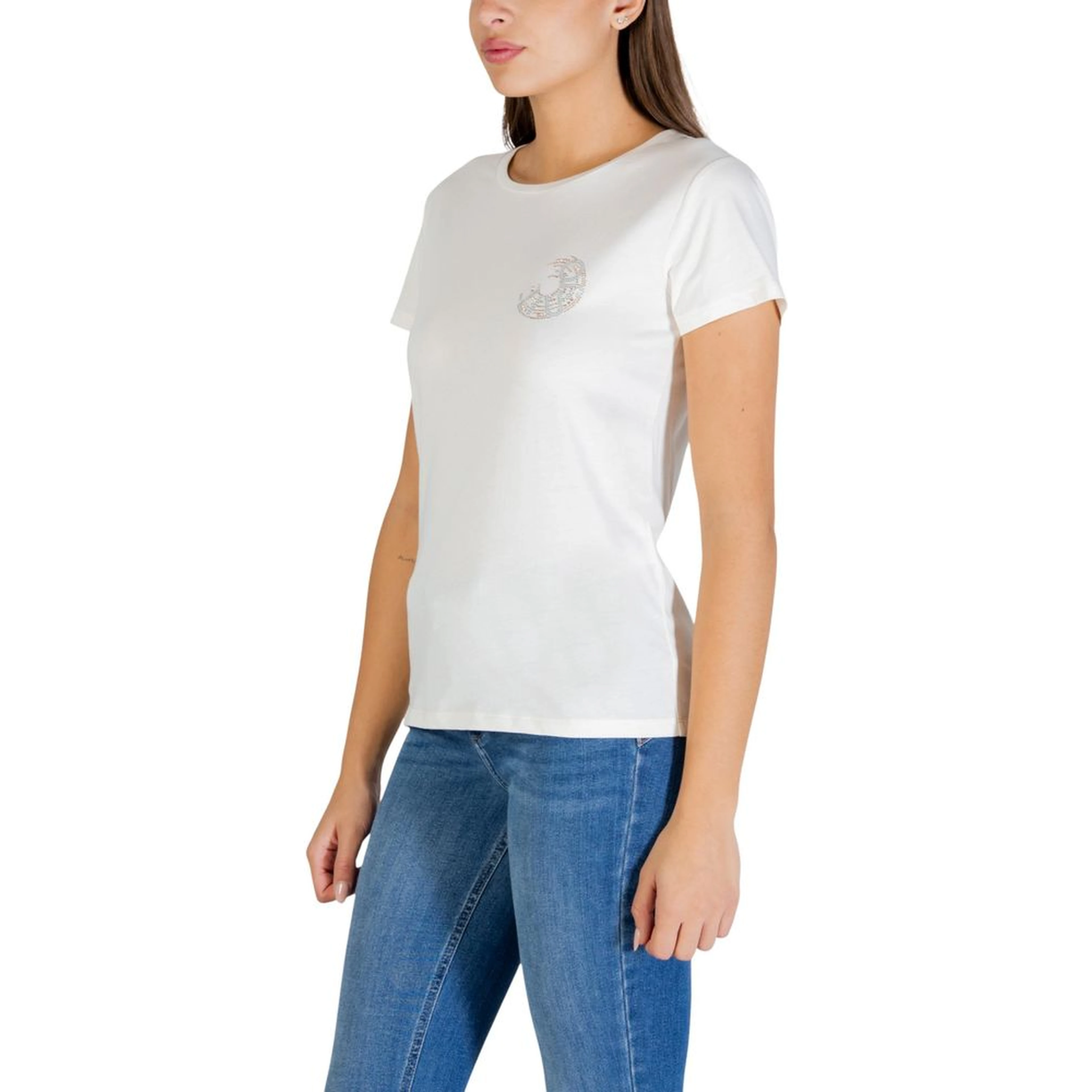 Cream Cotton T-Shirt