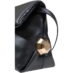 Black Polyethylene Clutch Bag