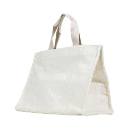 Beige Polyester Handbag