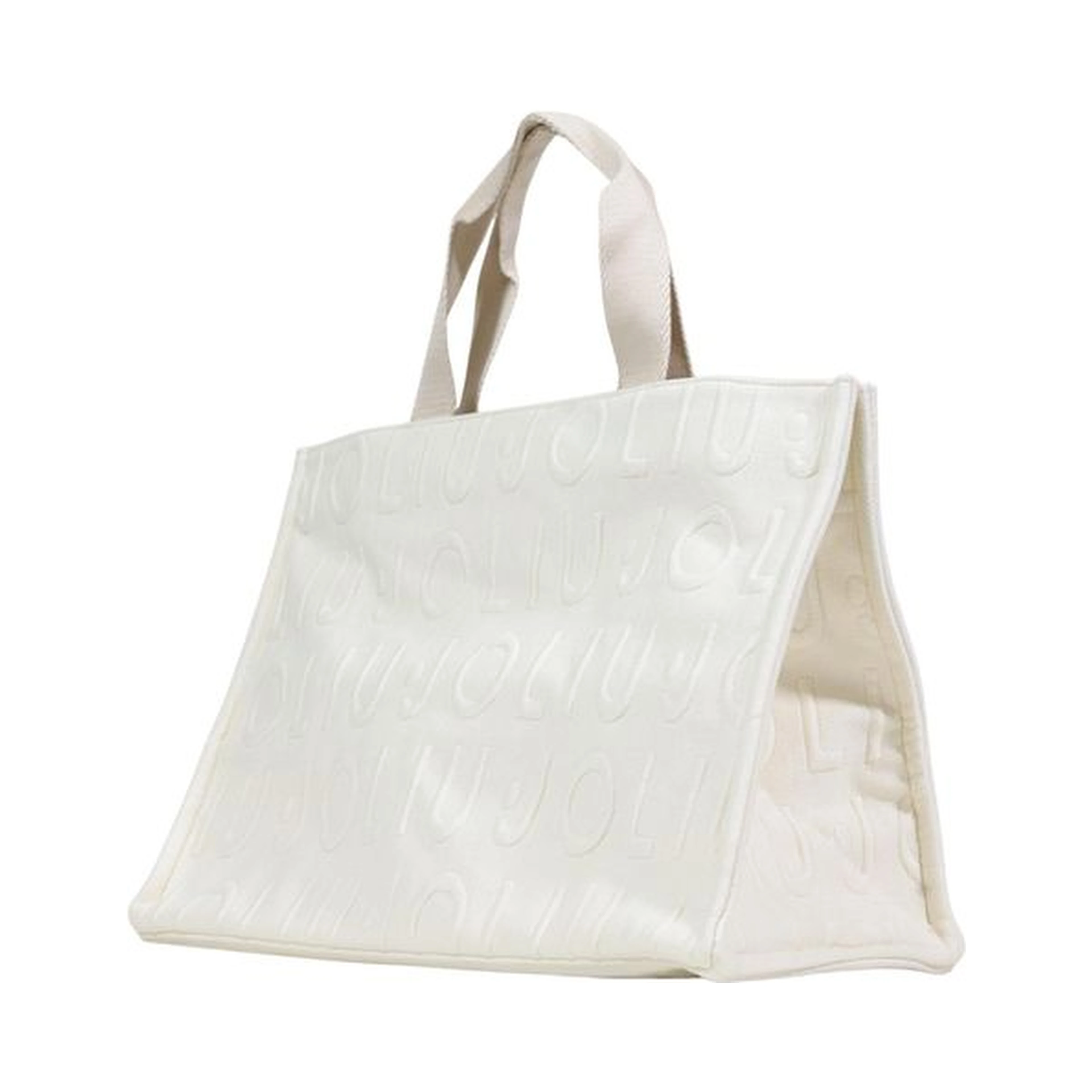 Beige Polyester Handbag