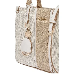 Beige Cotton Handbag