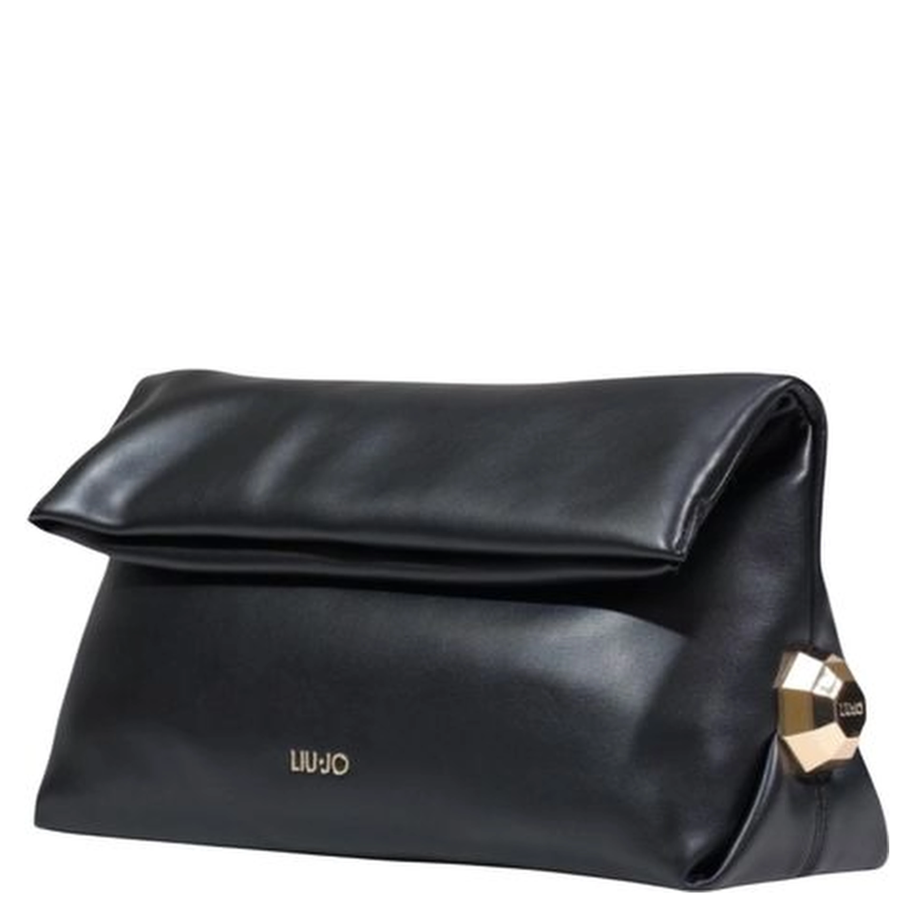 Black Polyethylene Clutch Bag