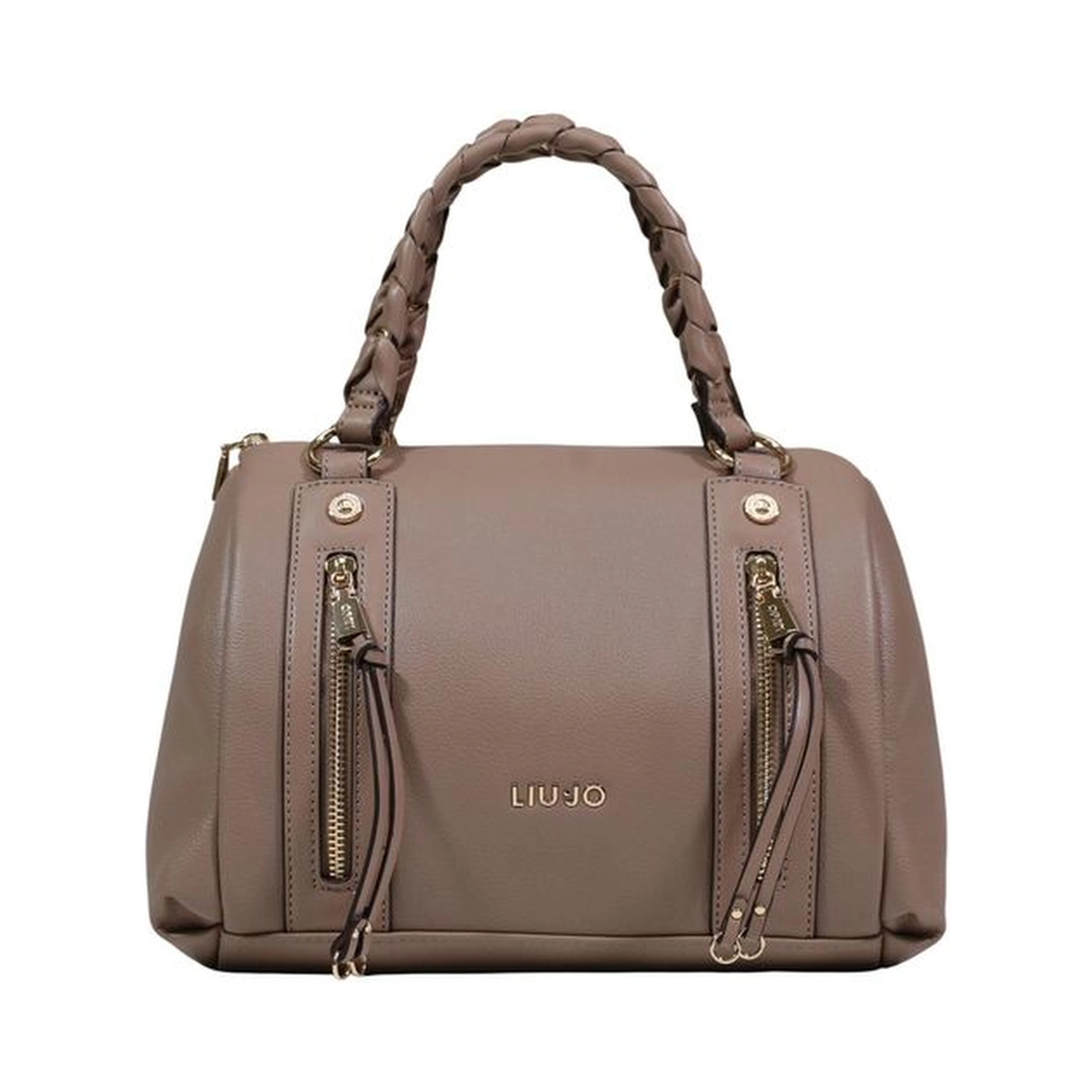 Beige Polyethylene Handbag