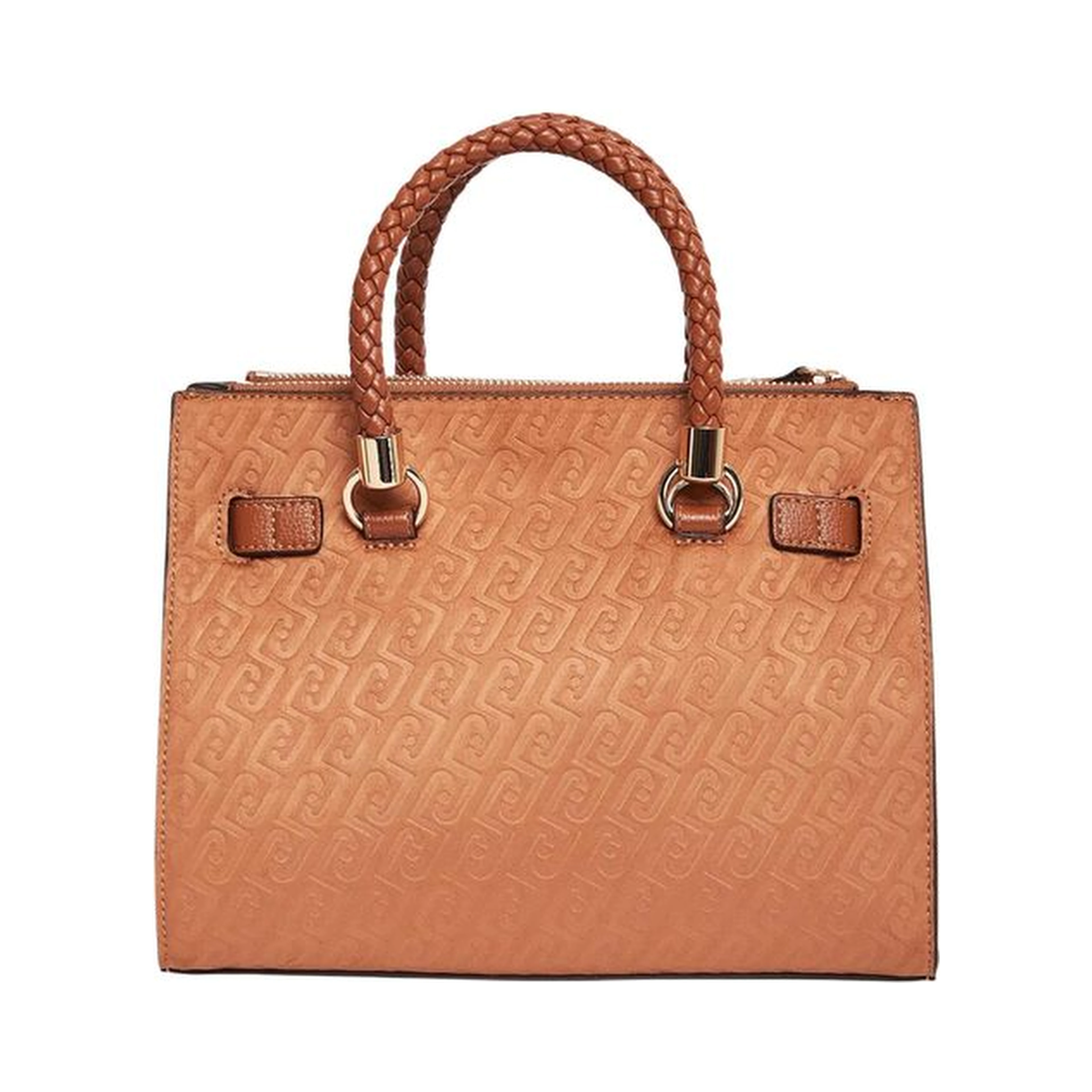 Beige Polyester Handbag