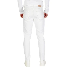 White Cotton Skinny Jeans