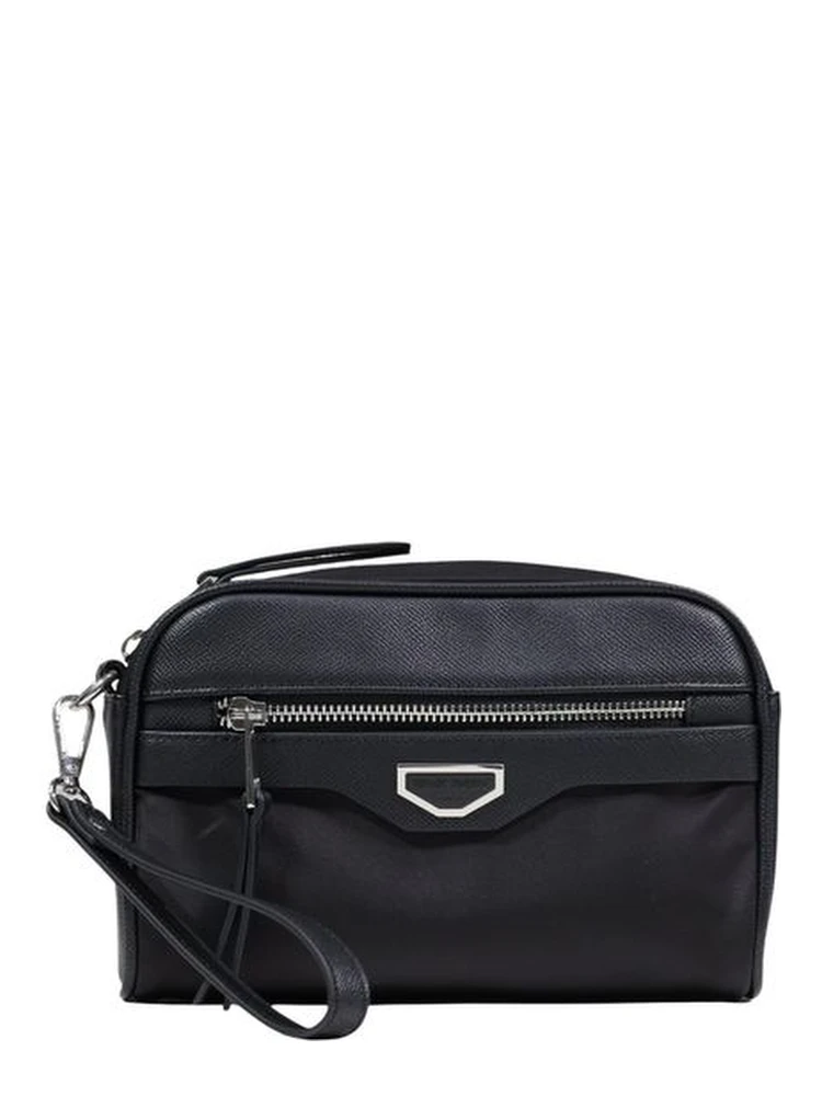 Black Polyamide Clutch Bag
