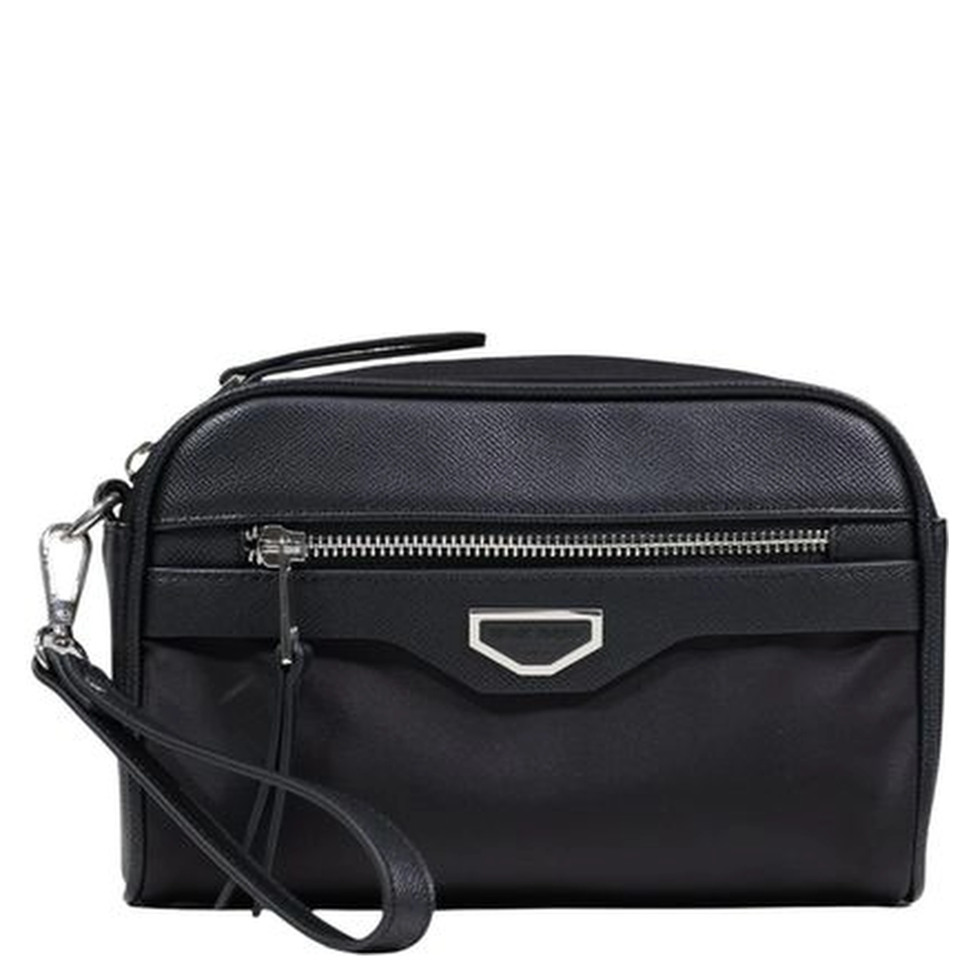 Black Polyamide Clutch Bag