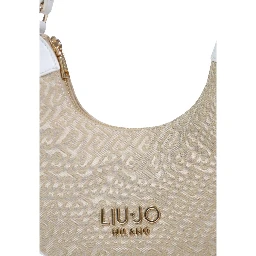 Beige Polyester Handbag