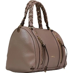 Beige Polyethylene Handbag