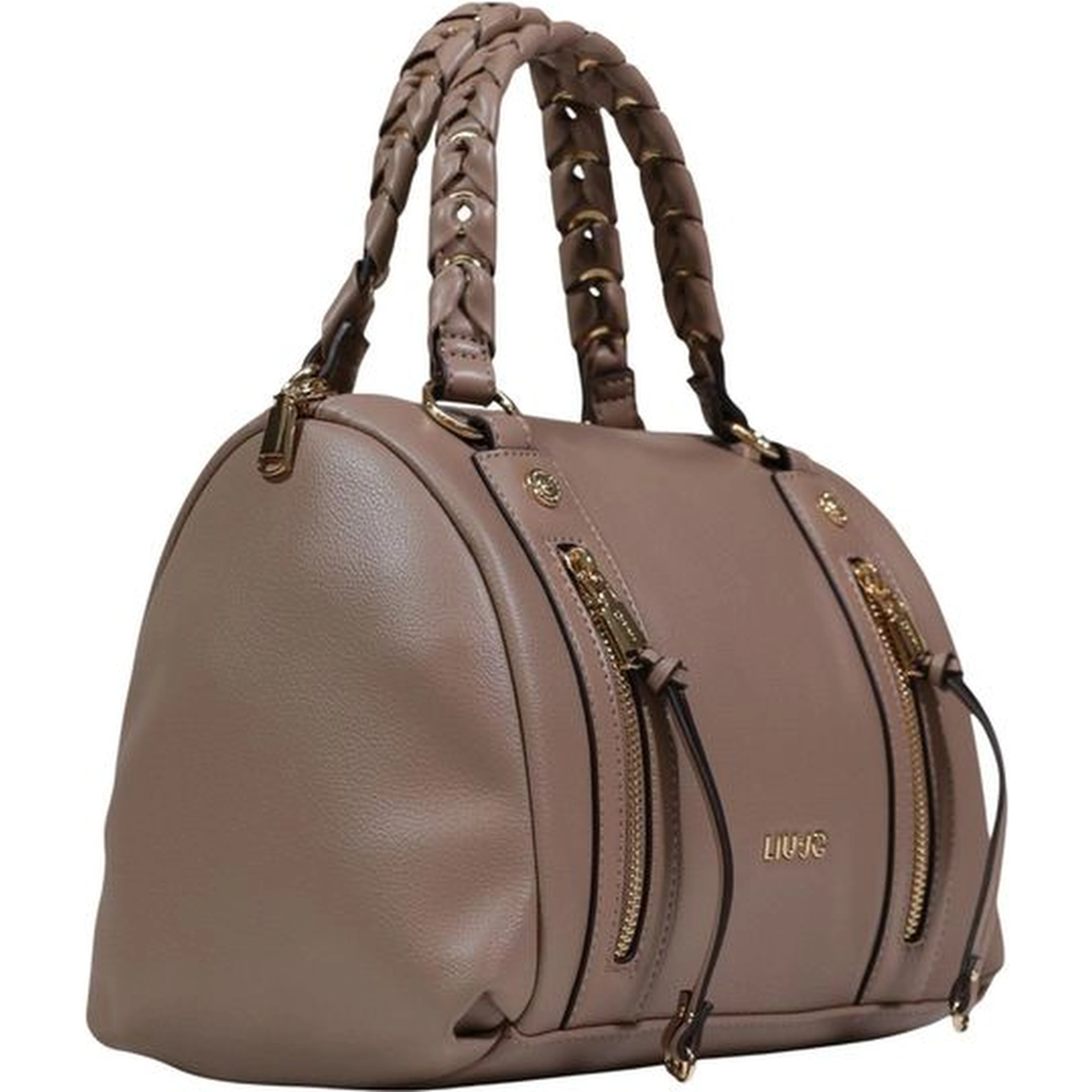 Beige Polyethylene Handbag