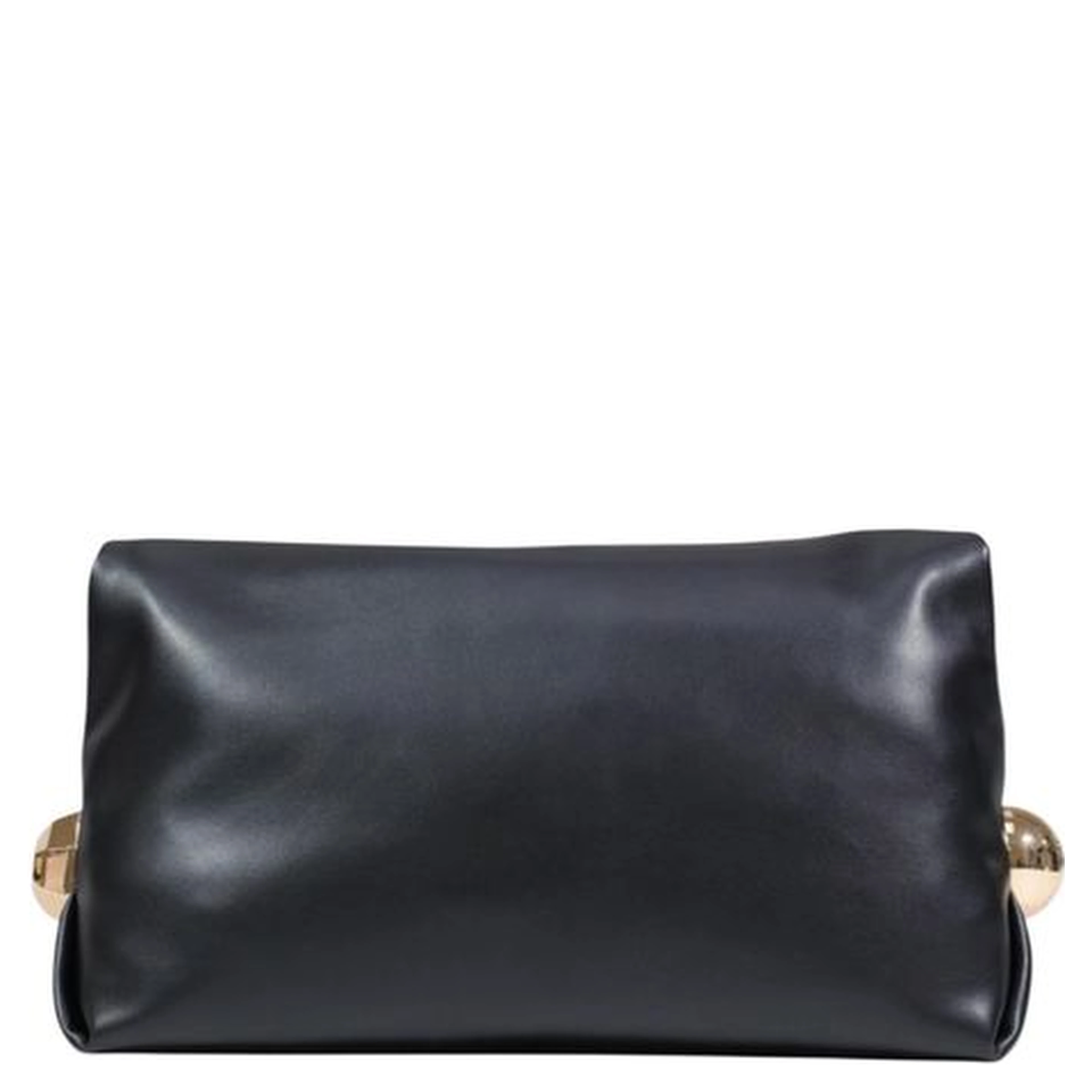 Black Polyethylene Clutch Bag