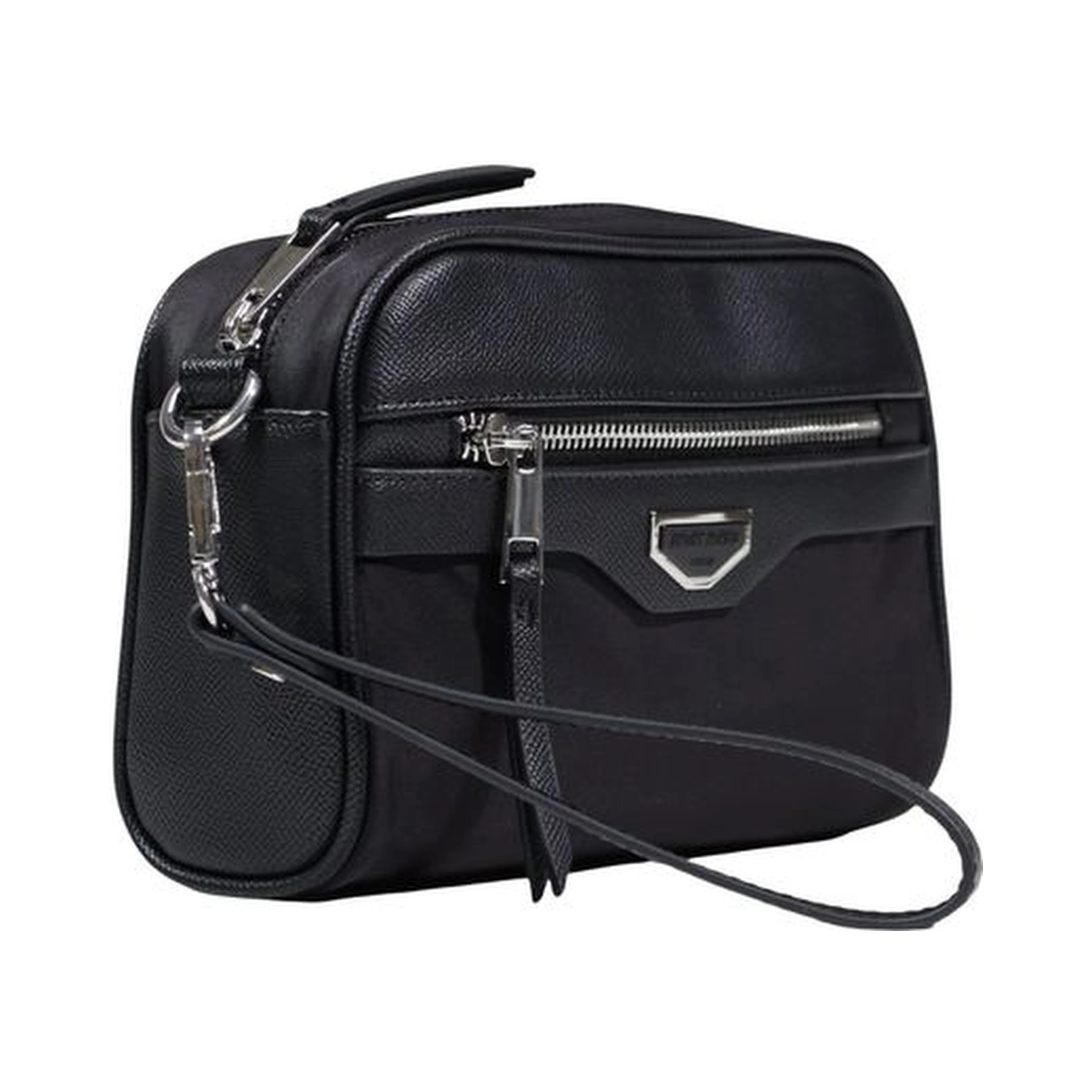 Black Polyamide Clutch Bag