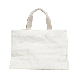 Beige Polyester Handbag