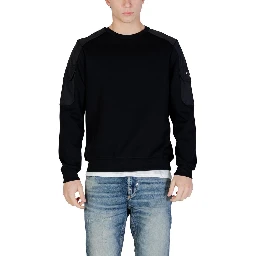 Black Cotton Sweatshirt