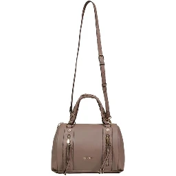 Beige Polyethylene Handbag