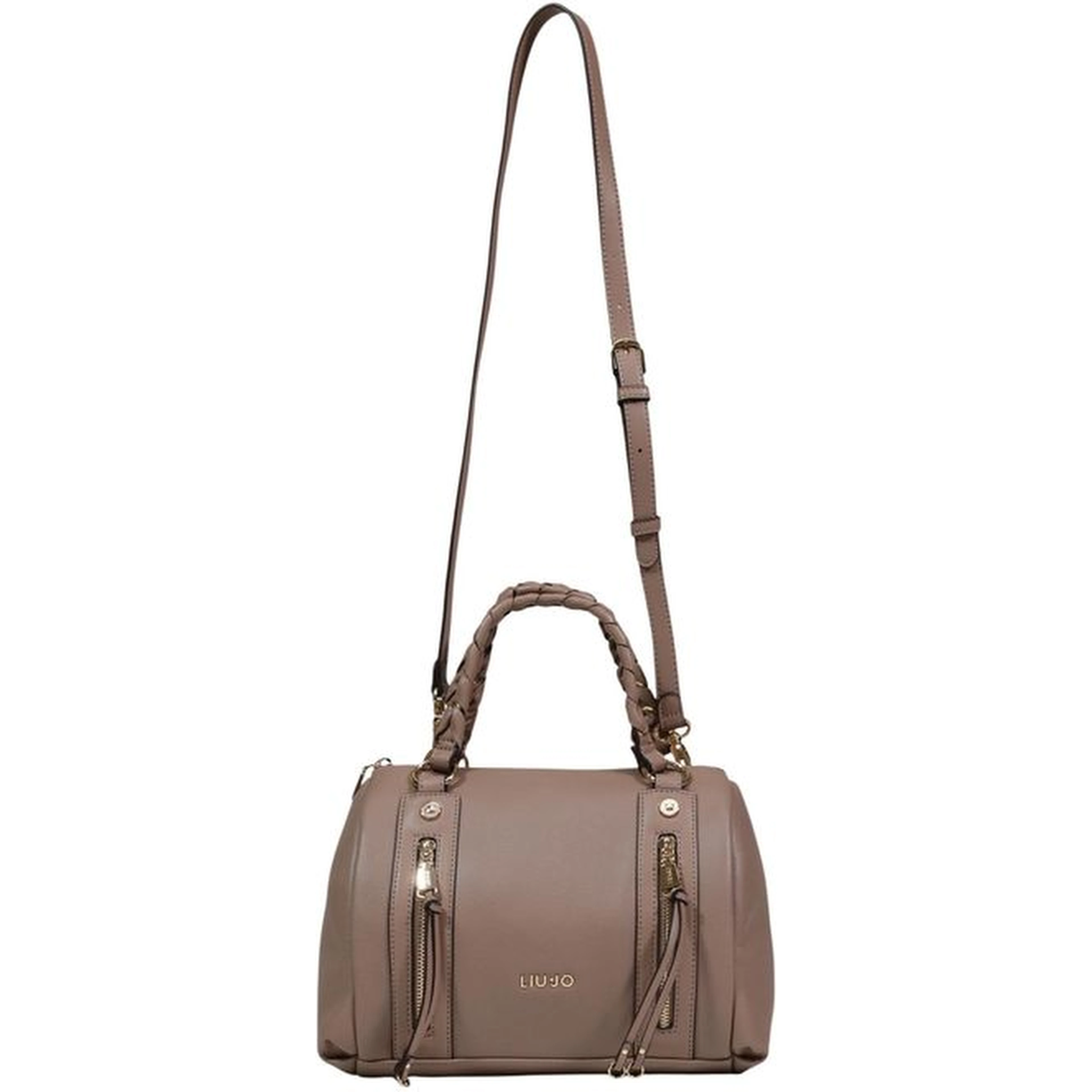 Beige Polyethylene Handbag